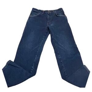 Rustler Men’s Blue Denim Jeans 31x32 Relaxed Fit Straight Leg 100% Cotton USA